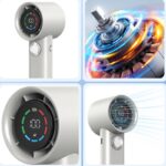 100段高速大風量 携帯扇風機 内臓バッテリー ミニ扇風機 ハンディファン 携帯扇風機 風量調節 熱中症対策  SKU:IPC06022024007 - Image 4