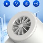 100段高速大風量 携帯扇風機 内臓バッテリー ミニ扇風機 ハンディファン 携帯扇風機 風量調節 熱中症対策  SKU:IPC06022024007 - Image 6