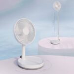 折れ畳式卓上扇風機 8000mAh 内臓バッテリー 3段階風量調節 930mmまで伸ばす可能 携帯扇風機高度調節 熱中症対策 扇風機ファン SKU:IPC06022024018 - Image 8