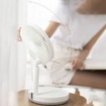 折れ畳式卓上扇風機 8000mAh 内臓バッテリー 3段階風量調節 930mmまで伸ばす可能 携帯扇風機高度調節 熱中症対策 扇風機ファン SKU:IPC06022024018 - Image 4