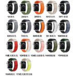 Apple Watch 38/40/41mm バンド ベルト ナイロン製 42/44/45/49mmバンド アップルウォッチ バンド 取付簡単 全17色 SKU:IPC06022024031 - Image 3