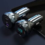 車載USBカーチャージャー 車載充電器 シガーソケット  2ポート USBカーチャージャー急速充電器 車用スマホ充電器 車内用スマホ充電器 全2色 SKU:IPC06022024037 - Image 2