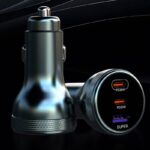 車載USBカーチャージャー 車載充電器 シガーソケット  2ポート USBカーチャージャー急速充電器 車用スマホ充電器 車内用スマホ充電器 全2色 SKU:IPC06022024037 - Image 3