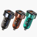 2ポート USBカーチャージャー 100W+2.4A 車載充電器 カーチャージャー 急速充電AC QC3.0+PD30W Type-C出力ポート 全3色 SKU:IPC06022024038 - Image 5