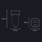 2ポート USBカーチャージャー 100W+2.4A 車載充電器 カーチャージャー 急速充電AC QC3.0+PD30W Type-C出力ポート 全3色 SKU:IPC06022024038 - Image 9