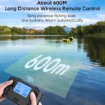 ボートドローン D20 RC 餌ボート ベイトボート 電池1個付き GPS搭載 ボートラジコンRC 船釣り 狩猟 漁船 獲物回収 大容量バッテリー 魚群探知機 水上水中探査撮影対応 全2種類 SKU:IPC06042024032 - Image 5