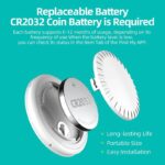 Apple Find My対応 忘れ物防止タグ  置き忘れ防止器機能 スマートトラッカー IP67防水 子供  紛失防止 忘れ物 追跡 紛失防止タグ 全2色 SKU:IPC06042024035 - Image 6