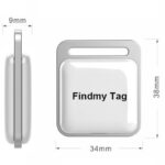 Apple Find My対応 忘れ物防止タグ  置き忘れ防止器機能 スマートトラッカー IP67防水 子供  紛失防止 忘れ物 追跡 紛失防止タグ 全2色 SKU:IPC06082024008 - 画像 (11)