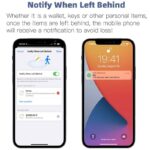 Apple Find My対応 忘れ物防止タグ  置き忘れ防止器機能 スマートトラッカー IP67防水 子供  紛失防止 忘れ物 追跡 紛失防止タグ 全2色 SKU:IPC06082024009 - Image 9
