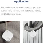 Apple Find My対応 忘れ物防止タグ  置き忘れ防止器機能 スマートトラッカー IP67防水 子供  紛失防止 忘れ物 追跡 紛失防止タグ 全2色 SKU:IPC06082024009 - Image 6
