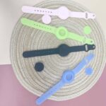 Airtag用 アップル エアタグ ケース シリコンバンド Apple AirTag ケース Apple AirTag カバー幼児 子供向け 保護ケース アップル エアタグ用の紛失防止 Airtagアクセサリー 全8色 SKU:IPC06082024022 - Image 4