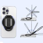 スマホ スタンド  Magsafe スマホスタンド  折り畳式 マグネット式 スマートフォン ホルダー 卓上 スタンドホルダーMagsafeアクセサリー  SKU:IPC06082024024 - Image 4