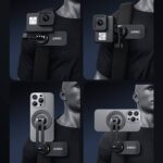 超強磁力 Gopro/DJI/insta360/スマホ多機種対応 マグネットバックパック  アクションカメラ バックパック  カメラマウント マグネット式マウント vlog撮影 SKU:IPC06082024034 - 画像 (5)