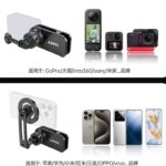 超強磁力 Gopro/DJI/insta360/スマホ多機種対応 マグネットバックパック  アクションカメラ バックパック  カメラマウント マグネット式マウント vlog撮影 SKU:IPC06082024034 - 画像 (17)