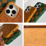 iPhone15 背面型ケース 15Pro PUレザー ケース iPhone15Pro max PU合成革 レザー ケース スマホケース 全5色 SKU:IPC06082024038 - Image 10