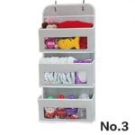 ウォールポケット 吊り下げ収納  壁掛け収納 小物入れ ポケット収納袋 大容量 吊り下げラック 折りたたみ式 ドア掛け収納 全5種類 SKU:IPC06082024044 - Image 5