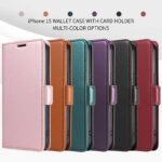 iPhone15 手帳型ケース 15Pro PUレザー ケース iPhone15Pro max PU合成革 レザー ケース スマホケース 全6色 SKU:IPC06172024003 - Image 6