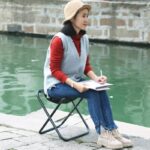 折りたたみチェア 軽量 折りたたみ椅子 L/XL-Size アウトドア 釣り 踏み台 携帯 屋外 持ち運び キャンプ椅子 折り畳み イス 折りたたみアウトドアチェア  全2色 SKU:IPC06242024004 - Image 5