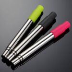 伸縮式 ストロー ステンレス 洗浄用ブラシ付属 エコ 伸縮 繰り返し ステンレスストロー 全3色 SKU:IPC06242024010 - Image 11