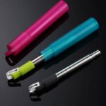 伸縮式 ストロー ステンレス 洗浄用ブラシ付属 エコ 伸縮 繰り返し ステンレスストロー 全3色 SKU:IPC06242024010 - Image 10