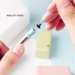 伸縮式 ストロー ステンレス 洗浄用ブラシ付属 エコ 伸縮 繰り返し ステンレスストロー 全6色 SKU:IPC06242024011 - Image 6