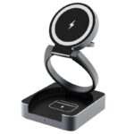 Qi2 3in1ワイヤレス充電器 折れ畳式 Apple watch &Air Pods充電充電可能  ワイヤレス充電 スタンド機能 PD15W 快速充電器 magsafe充電器 全2色 SKU:IPC06242024014 - Image 7