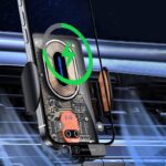 エアコン吹き出し口 ワイヤレス充電器 120W ワイヤレス充電器 スマホ ワイヤレス急速充電器 ワイヤレス充電器 MagSafe対応 車載ホルダー充電器 SKU:IPC06242024015 - Image 3