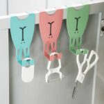 ドアフック ドアハンガー ドアハンガーフック 吊り下げ収納 ドア用 ハンガーラック ウォールフック全4色 SKU:IPC06242024016 - 画像 (2)