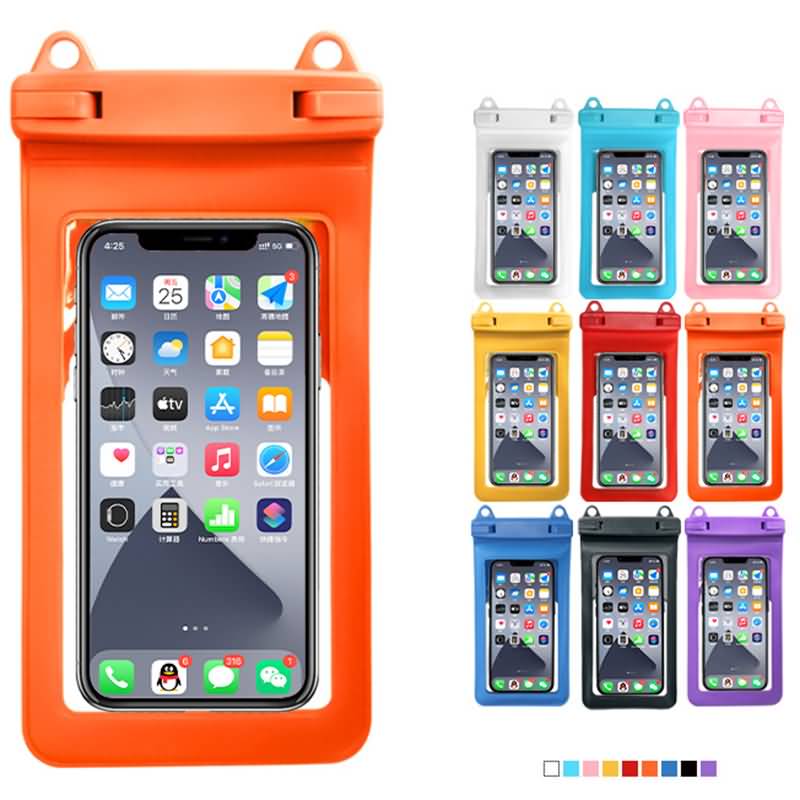IPC06242024019-12.jpg 防水ポーチ スマホ防水 ケース IPX8防水規格 PVC製 携帯防水ケース 完全防水ケース 7.5インチまで対応可能 スマホ防水袋 全9色 SKU:IPC06242024019 - Image 1