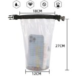 防水バッグ 2L  バケツ型バッグ バケツ型 アウトドア キャンプ ショルダーバッグ 海 プールバッグ  SKU:IPC06242024022 - Image 6