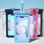 防水ポーチ スマホ防水 ケース IPX8防水規格 PVC製 携帯防水ケース 完全防水ケース 7.2インチまで対応可能 スマホ防水袋 全7色 SKU:IPC06242024026 - Image 3