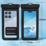 防水ポーチ スマホ防水 ケース IPX8防水規格 PVC製 携帯防水ケース 完全防水ケース 7.2インチまで対応可能 スマホ防水袋 全7色 SKU:IPC06242024026 - Image 14