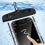 防水ポーチ スマホ防水 ケース IPX8防水規格 PVC製 携帯防水ケース 完全防水ケース 7.2インチまで対応可能 スマホ防水袋 全6色 SKU:IPC06242024027 - 画像 (5)