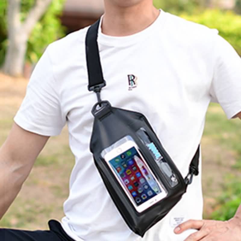 IPC06242024035-14.jpg PVC素材 防水スマホバッグ 小物入れ ショルダーバッグ 防水ケース 海水浴 防水ウエストポーチ バッグ 全4色 SKU:IPC06242024035 - Image 1