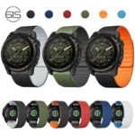 Garmin Watch Fenix5/6/7Xpro 交換バンド シリコン製  マグネット バンド  Garmin Watch バンド スマートウォッチ 交換 専用バンド 22/26mm  Garmin Watchアクセサリー 全6色 SKU:IPC06242024085