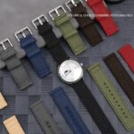 Galaxy watch GT4 布製 バンド Galaxy watch20/22mm腕時計 交換バンドGalaxy watch GT4  スマートウォッチ 交換ベルト[金具3色 Silver/Black/Rose gold]  Galaxy watch バンド ベルト 全10色 SKU:IPC06242024086 - Image 12