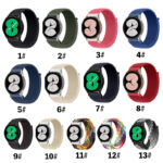 Galaxy watch4/5 ナイロン製 バンド Galaxy watch20/22mm腕時計 交換バンド 長度調節可能 Galaxy watch4/5 スマートウォッチ 交換ベルト Galaxy watch バンド ベルト 全13色 SKU:IPC06242024089 - 画像 (2)
