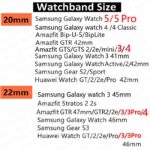 Galaxy watch4/5 ナイロン製 バンド Galaxy watch20/22mm腕時計 交換バンド 長度調節可能 Galaxy watch4/5 スマートウォッチ 交換ベルト Galaxy watch バンド ベルト 全13色 SKU:IPC06242024089 - 画像 (17)