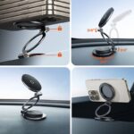 Magsafe対応 車載ホルダー 強力固定 スマホホルダー マグネット式車載ホルダー  超強吸着力 ダッシュボードホルダー 全機種対応 SKU:IPC06242024094 - Image 9