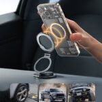 Magsafe対応 車載ホルダー 強力固定 スマホホルダー マグネット式車載ホルダー  超強吸着力 ダッシュボードホルダー 全機種対応 SKU:IPC06242024094 - Image 6