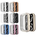 Xiaomi Mi band8 Pro 一体型カバー TPU素 鍍金ケース 全面保護 xiaomi band8 pro ケース カバー  保護ケース カバー 全8色 SKU:IPC06242024098