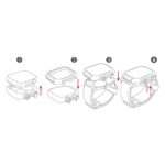 Apple watch42/44/45mm シリコン＋PC製一体型バンド カバー Apple watch防水ケース  IPX68防水 ケース 耐衝撃 アップル ウォッチ 保護ケース 着装まま充電可能Apple Watchカバー  着装まま充電可能 全6色 SKU:IPC06262024006 - Image 23