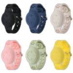 Airtag用 アップル エアタグ ケース シリコンバンド Apple AirTag ケース Apple AirTag カバー幼児 子供向け 保護ケース アップル エアタグ用の紛失防止 Airtagアクセサリー  全6色 SKU:IPC06272024014 - Image 3