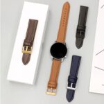 Huawei watch gt3 交換バンド  本革製 Huawei watch gt2pro バンド スマートウォッチ 交換 専用バンド18/20/22mm Huawei watch 全10色 SKU:IPC07012024007 - 画像 (2)