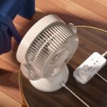 壁掛け扇風機 F-198  4段階風量調整 卓上扇風機 アウトドア ファン ミニ扇風機 熱中症対策 SKU:IPC07052024016 - Image 13