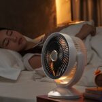 壁掛け扇風機 F-198  4段階風量調整 卓上扇風機 アウトドア ファン ミニ扇風機 熱中症対策 SKU:IPC07052024016 - Image 3