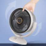 壁掛け扇風機 F-198  4段階風量調整 卓上扇風機 アウトドア ファン ミニ扇風機 熱中症対策 SKU:IPC07052024016 - Image 12