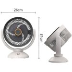 壁掛け扇風機 F-198  4段階風量調整 卓上扇風機 アウトドア ファン ミニ扇風機 熱中症対策 SKU:IPC07052024016 - Image 14