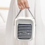 卓上扇風機 冷風扇風機  ミニ加湿器 静電気防止 300mL容量 超静音 デスクファン  熱中症/夏対策 テーブルファン 全2色 SKU:IPC07052024018 - Image 13