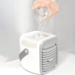 卓上扇風機 冷風扇風機  ミニ加湿器 静電気防止 300mL容量 超静音 デスクファン  熱中症/夏対策 テーブルファン 全2色 SKU:IPC07052024018 - Image 10